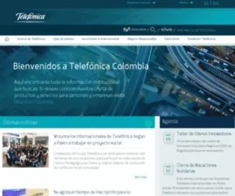 Telefonica.com.co(Telefónica) Screenshot