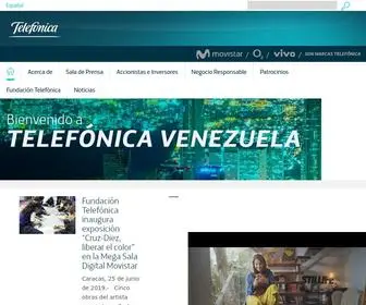 Telefonica.com.ve(Telefonica Venezuela) Screenshot