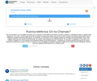 Telefonico-Elenco.com(Progetto Chi ha chiamato) Screenshot