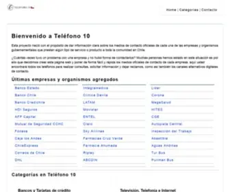 Telefono10.com(Teléfonos) Screenshot