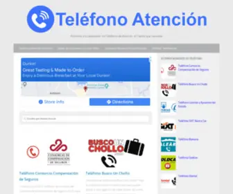 Telefonoatencion.com(Telefonos Atencion) Screenshot