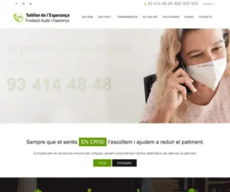 Telefonoesperanza.com(Telèfon de l'Esperança) Screenshot