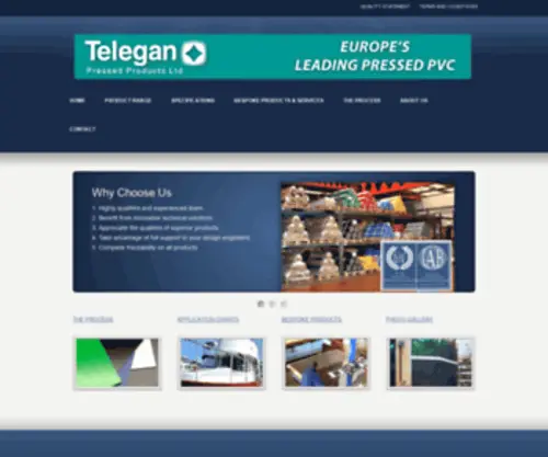 Teleganpressedproducts.com(Telegan Pressed Products) Screenshot