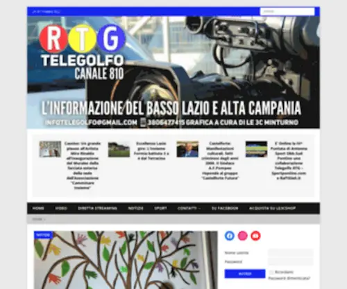 Telegolfo.com(La TV del Golfo di Gaeta) Screenshot