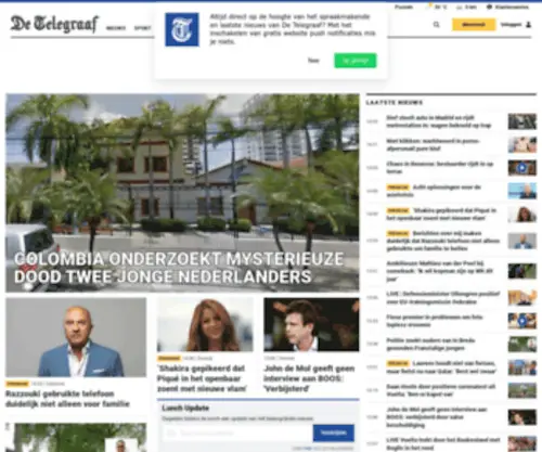 Telegraaf.nl(Het laatste nieuws uit Nederland leest u op) Screenshot
