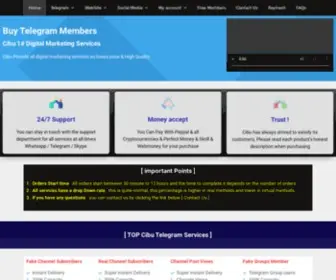 Telegram-Members.com(Telegram Members) Screenshot