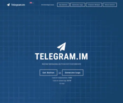 Telegram.im(Instant Messaging Telegram Button Widget (unofficial service)) Screenshot