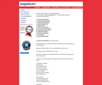 Telegram.nl(Telegram versturen in Nederland en naar het buitenland) Screenshot