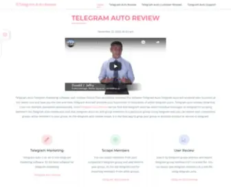 Telegramautoreview.com(Telegram Auto Review) Screenshot