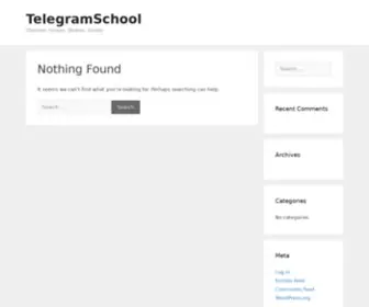 Telegramschool.com(Channels, Groups, Stickers, Guides) Screenshot