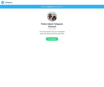 Telegramwithpedro.com(Join Group Chat) Screenshot