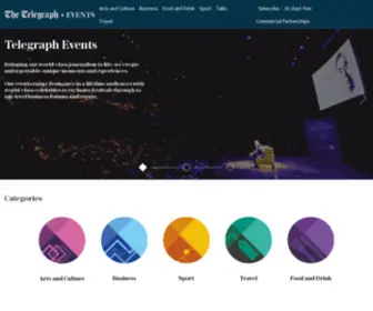 Telegraphevents.co.uk(Telegraphevents) Screenshot