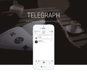 Telegraphmobile.com(Full-Featured Makeover of Telegram) Screenshot