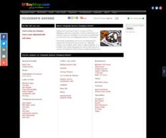 Telegraphshop.com(Shopping and Dining Guide for Telegraph Avenue) Screenshot