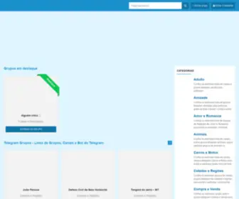 Telegrupos.com.br(Telegram Grupos) Screenshot