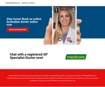 Telehealthdoc.com.au(Doctors Online) Screenshot