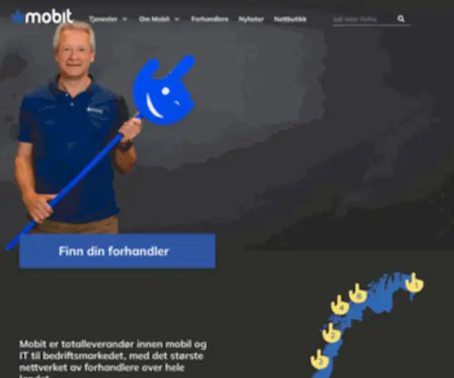 Telehuset.no(Mobil og IT for bedrifter) Screenshot