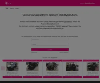 Telekom-Mobilitysolutions-Auktion.de(Telekom MobilitySolutions) Screenshot