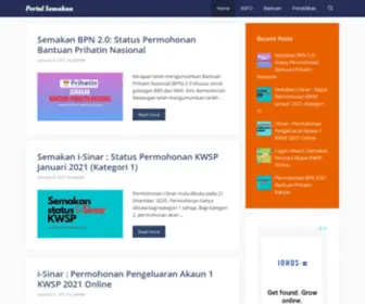 Telekom.com.my(Portal Semakan) Screenshot