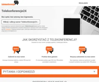 TelekonferencJe24.pl(TelekonferencJe 24) Screenshot