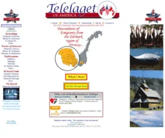 Telelaget.com(Telemark Norway) Screenshot