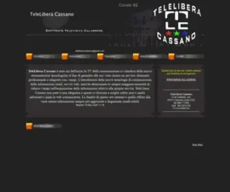 Teleliberacassano.tv(TeleLibera Cassano) Screenshot