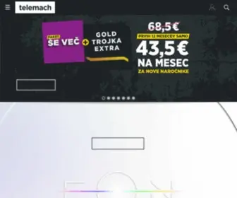 Telemach.net(Telemach je vrhunski ponudnik mobilnih in fiksnih storitev v Sloveniji. V ponudbi se nahajajo) Screenshot