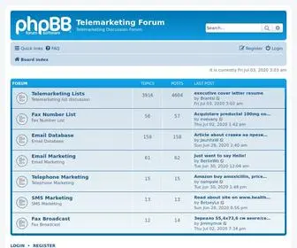 Telemarketingforum.me(Telemarketing Forum) Screenshot