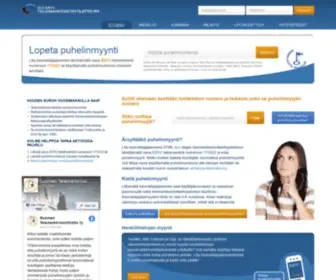 Telemarkkinointikielto.fi(Suomen Telemarkkinointiliitto Ry) Screenshot