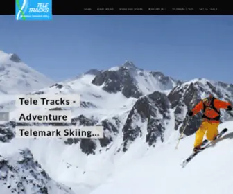 Telemarktracks.com(Telemark Skiing) Screenshot