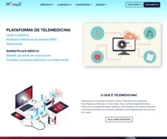 Telemedicinamorsch.com.br(Telemedicina) Screenshot
