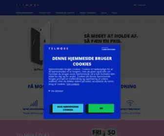 Telemore.dk(Billige mobiltelefoner og mobilabonnementer hos Telmore) Screenshot