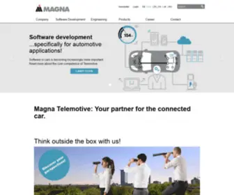 Telemotive.de(MAGNA Telemotive: Partner für das vernetzte Fahrzeug) Screenshot
