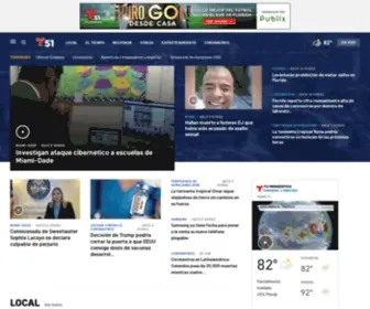 Telemundo51.com(Noticias de Miami) Screenshot