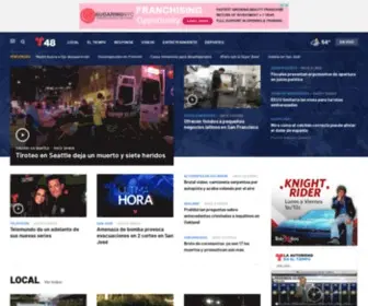 Telemundoareadelabahia.com(Noticias, El Tiempo y Entretenimiento del Area de la Bahia) Screenshot