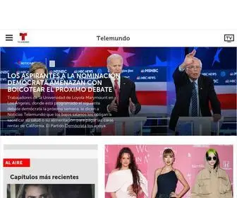 Telemundo.com(Noticias, Shows, Entretenimiento, Series y Novelas) Screenshot