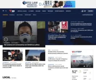 Telemundodallas.com(Noticias, El Tiempo y Entretenimiento de Dallas) Screenshot