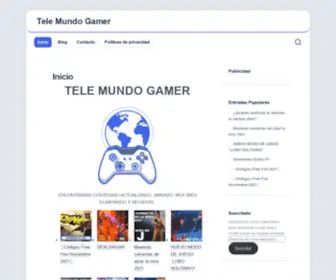 Telemundogamer.com(Tele Mundo Gamer) Screenshot