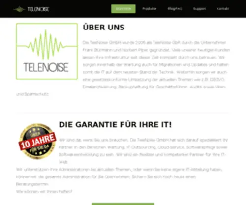 Telenoise.de(TeleNoise GmbH) Screenshot