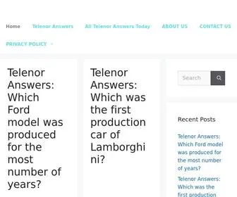 Telenoranswers.com(Test Your Skills) Screenshot