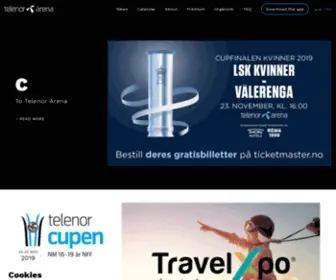 Telenorarena.no(Telenor Arena) Screenshot