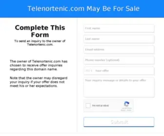 Telenortenic.com(TELENORTE) Screenshot
