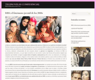 Telenovelasconfidencial.com(Telenovelas Confidencial) Screenshot