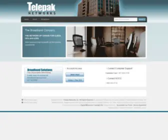 Telepaknetworks.com(Wireless, High Speed Fiber Internet, and Cloud Solutions) Screenshot