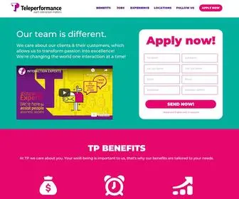 Teleperformance.sv(Your next job) Screenshot