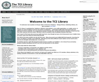 Telephonecollectors.info(TCI Library) Screenshot