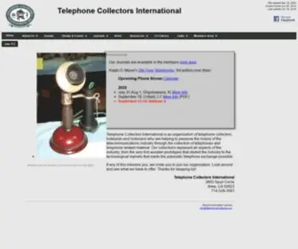 Telephonecollectors.org(Telephone Collectors International) Screenshot