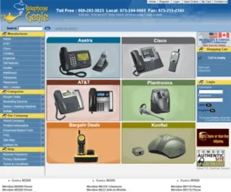 Telephonegenie.com(Aastra phones) Screenshot