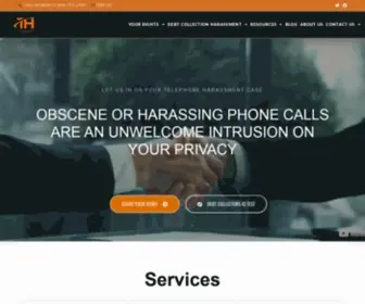 Telephoneharassment.com(We Stop Debt Collections) Screenshot