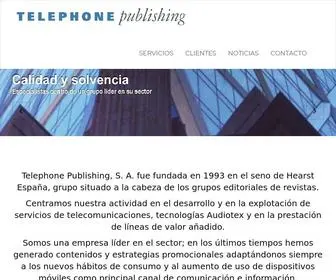 Telephonepublishing.es(Telephone Publishing S.A) Screenshot